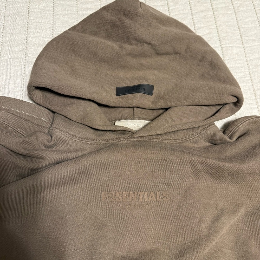 Essentials Brown Hoodie